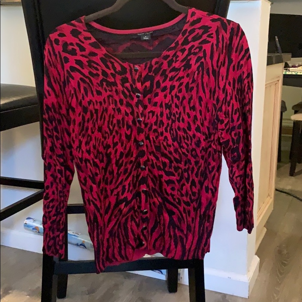 White house black market cardigan size large